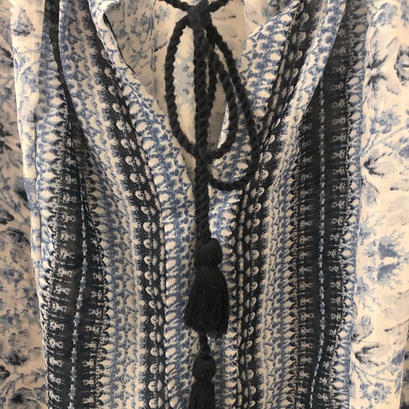 Lucky Brand sheer patterned blouse - Picture 4 of 5